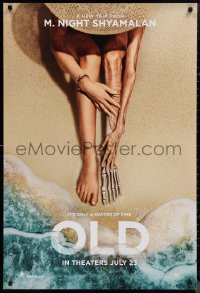 1k1328 OLD teaser DS 1sh 2021 creepy beach image, a new trip from M. Night Shyamalan!