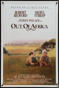 1k1337 OUT OF AFRICA 1sh 1985 Robert Redford & Meryl Streep, directed by Sydney Pollack!
