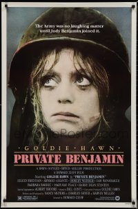 1k1365 PRIVATE BENJAMIN 1sh 1980 funny image of depressed soldier Goldie Hawn!
