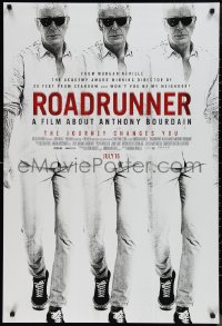 1k1395 ROADRUNNER: A FILM ABOUT ANTHONY BOURDAIN advance DS 1sh 2021 the journey changes you!