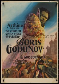 1k0471 BORIS GODUNOV export Russian 23x33 1954 Aleksandr Pirogov in Russian opera by Khomov!