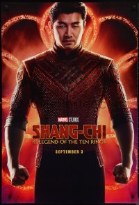 1k1409 SHANG-CHI & THE LEGEND OF THE TEN RINGS teaser DS 1sh 2021 Simu Liu in the title role!