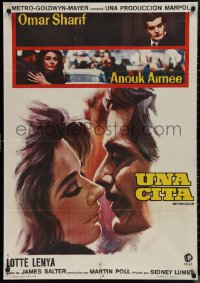 1k0599 APPOINTMENT Spanish 1969 Omar Sharif suspects that Aimee is highly paid prostitute, rare!