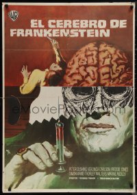 1k0616 FRANKENSTEIN MUST BE DESTROYED Spanish 1970 Cushing is more monstrous than his monster, MCP!