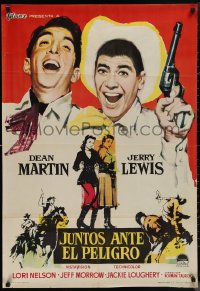 1k0642 PARDNERS Spanish 1962 wacky cowboys Jerry Lewis & Dean Martin in western action!