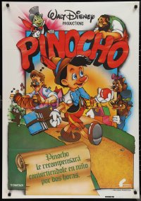 1k0643 PINOCCHIO Spanish R1982 Disney classic cartoon about a wooden boy who wants to be real!