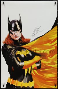 1k0160 ALEX ROSS signed 22x34 special poster 2001 by artist Alex Ross, sexy art of Batgirl!