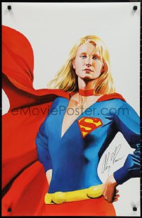 1k0161 ALEX ROSS signed 22x34 special poster 2001 by artist Alex Ross, sexy art of Supergirl!