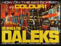 1k0005 DR. WHO & THE DALEKS 27x36 REPRODUCTION poster 1980s Peter Cushing, Wiggins art from BQ!