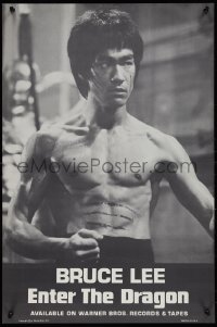 1k0091 ENTER THE DRAGON 18x28 music poster 1973 Bruce Lee, soundtrack from film that made him a legend