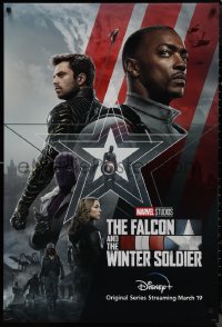 1k0118 FALCON & THE WINTER SOLDIER DS tv poster 2021 Anthony Mackie & Sebastian Stan in title roles!