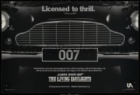 1k0196 LIVING DAYLIGHTS 12x18 special poster 1986 great image of classic Aston Martin car grill!