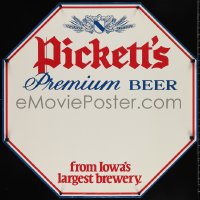1k0151 PICKETT'S PREMIUM BEER 30x40 advertising poster 1970s from Iowa's largest brewery!