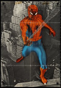 1k0217 SPIDER-MAN 18x26 English special poster 1973 full-length image slingin' web, ultra rare!