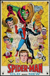 1k0215 SPIDER-MAN 22x34 special poster 1984 Old and New, Spidey, Green Goblin, and more characters!