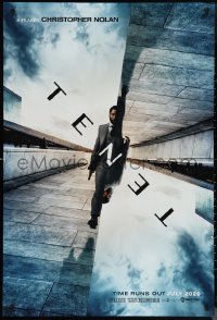 1k1463 TENET int'l teaser DS 1sh 2020 Nolan time travel film starring John David Washington!