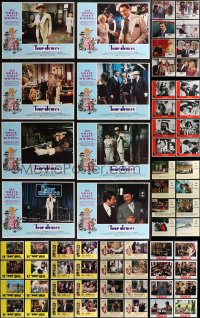 1m0214 LOT OF 88 LOBBY CARDS 1970s-1980s complete sets from a variety of different movies!