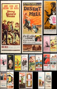 1m0777 LOT OF 19 FORMERLY FOLDED INSERTS 1960s-1970s great images from a variety of movies!