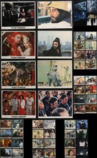 1m0524 LOT OF 52 MINI LOBBY CARDS & COLOR 8X10 STILLS 1970s-1980s scenes from a variety of movies!