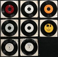 1m0611 LOT OF 8 33 1/3 & 45 RPM RADIO SPOT RECORDS 1970s commercials from a variety of movies!