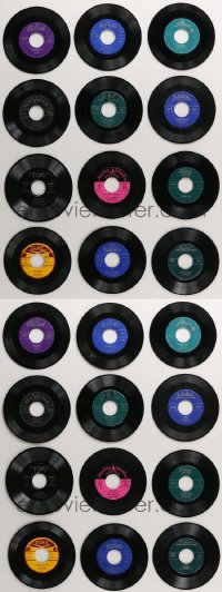 1m0606 LOT OF 12 45 RPM RECORDS 1950s singles from a variety of different musicians!
