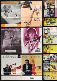 1m0452 LOT OF 6 ENGLISH PROMO BROCHURES 1960s great images from a variety of different movies!