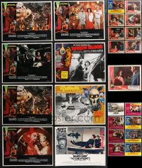 1m0265 LOT OF 25 LOBBY CARDS 1960s-1980s incomplete sets from a variety of different movies!