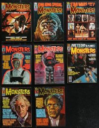 1m0509 LOT OF 8 FAMOUS MONSTERS OF FILMLAND MAGAZINES BETWEEN 128 & 160 1976-1980 great cover art!