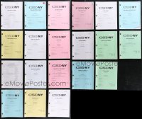 1m0480 LOT OF 20 CSI: NEW YORK TV SCRIPTS 2010 all from episodes from season 7!