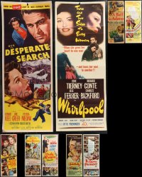 1m0793 LOT OF 11 MOSTLY FORMERLY FOLDED MOSTLY 1950S INSERTS 1950s a variety of movie images!
