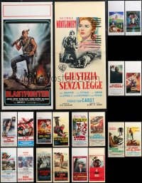 1m0745 LOT OF 20 MOSTLY FORMERLY FOLDED ITALIAN LOCANDINAS 1950s-1990s a variety of movie images!