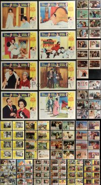 1m0207 LOT OF 111 LOBBY CARDS 1950s-1960s mostly complete sets from a variety of different movies!