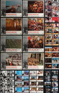 1m0212 LOT OF 96 LOBBY CARDS 1960s-1990s complete sets from a variety of different movies!