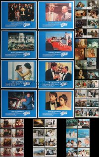 1m0220 LOT OF 72 LOBBY CARDS 1970s-1980s complete sets from a variety of different movies!