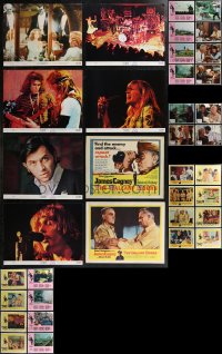 1m0252 LOT OF 36 LOBBY CARDS 1960s-1980s incomplete sets from a variety of different movies!