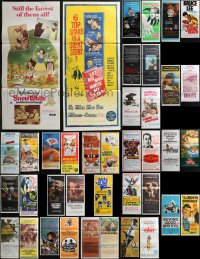 1m0365 LOT OF 43 FOLDED AUSTRALIAN DAYBILLS 1960s-1980s great images from a variety of movies!