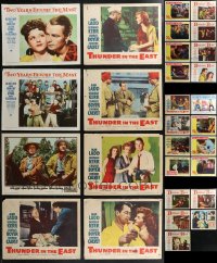 1m0261 LOT OF 29 LOBBY CARDS FROM ALAN LADD MOVIES 1940s-1960s incomplete sets!