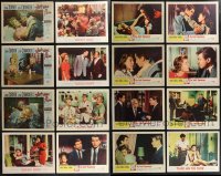 1m0256 LOT OF 30 LOBBY CARDS FROM LANA TURNER MOVIES 1950s-1960s incomplete sets!