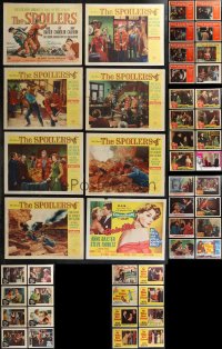 1m0223 LOT OF 57 LOBBY CARDS FROM ANNE BAXTER MOVIES 1940s-1970s complete & incomplete sets!