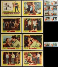 1m0282 LOT OF 18 LOBBY CARDS FROM JANE RUSSELL MOVIES 1950s complete sets from two of her movies!