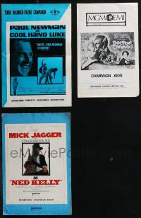 1m0351 LOT OF 3 ENGLISH PRESSBOOKS 1960s-1970s Cool Hand Luke, Doctor Zhivago, Ned Kelly!