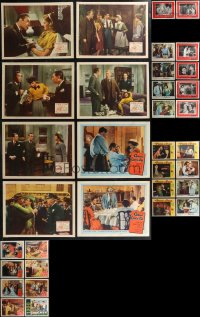 1m0240 LOT OF 42 LOBBY CARDS 1940s-1960s incomplete sets from a variety of different movies!