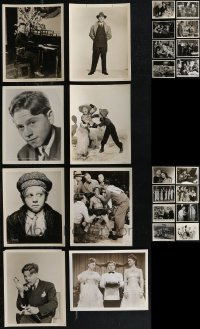 1m0541 LOT OF 24 MICKEY ROONEY 8X10 STILLS 1920s-1950s great portraits & movie scenes!