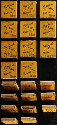 1m0649 LOT OF 11 MUSICAL FILM REVUE 16MM FILMS 1940s with name bands & stars vocalists!