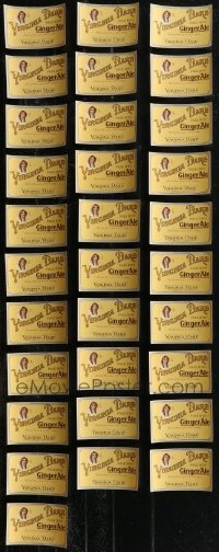 1m0639 LOT OF 31 1930S VIRGINIA DARE GINGER ALE BOTTLE LABELS 1930s made in Brooklyn, New York!