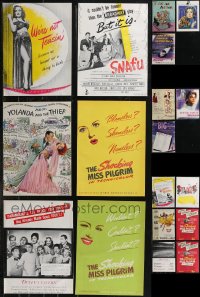 1m0336 LOT OF 9 2-PAGE TRADE ADS 1940s great images from a variety of different movies!