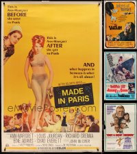 1m0713 LOT OF 4 40X60S 1960s great images from a variety of different movies!