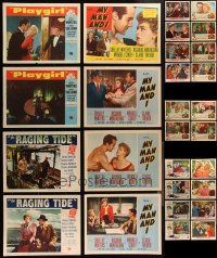 1m0250 LOT OF 36 LOBBY CARDS FROM SHELLEY WINTERS MOVIES 1950s incomplete sets!