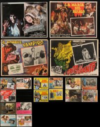 1m0062 LOT OF 19 MEXICAN LOBBY CARDS 1950s-1980s great scenes from a variety of movies!