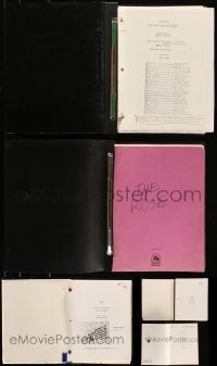 1m0485 LOT OF 5 MOVIE COPY SCRIPTS 1970s-1980s Stagecoach, The Aviator, The Rose & more!